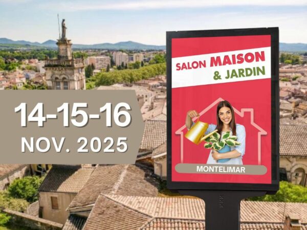 Salon Maion Montélimar du 14 au 16 novembre 2025 pour rencontrer la pierre d'uzel.