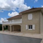 Imitation pierre crépi après pour une belle rénovation à Vinay, Isère, par la Pierre d'Uzel.